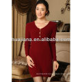 good quality cashmere knitting dress for women